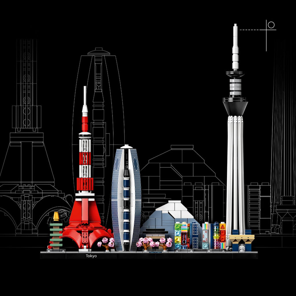 LEGO® Architecture Tokyo - Bộ Lắp Ráp Kiến Trúc Skyline Nhật Bản - LEGO 21051 - Hình ảnh bổ sung 7