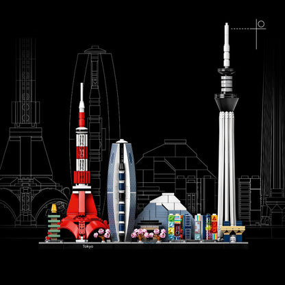 LEGO® Architecture Tokyo - Bộ Lắp Ráp Kiến Trúc Skyline Nhật Bản - LEGO 21051 - Hình ảnh bổ sung 7