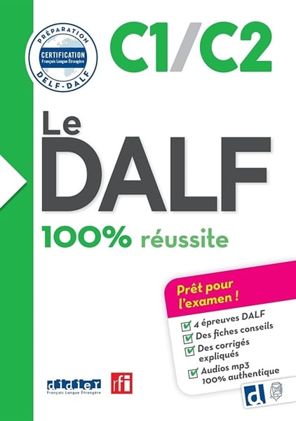 Le Dalf - 100% Reussite - C1 - C2 - Livre + Cd