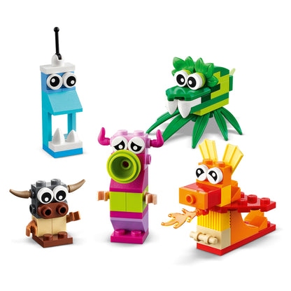 LEGO® Classic Creative Monsters - Đồ chơi lắp ráp Quái vật Sáng tạo 140 mảnh - LEGO 11017 - Hình ảnh bổ sung 8