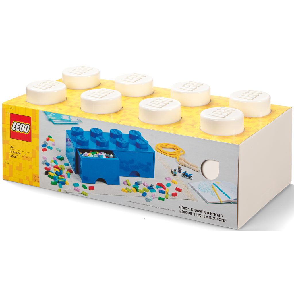 LEGO Brick Drawer 8 - White - Ngăn Kéo Lưu Trữ Đồ Chơi Chính Hãng LEGO - Hình ảnh sản phẩm