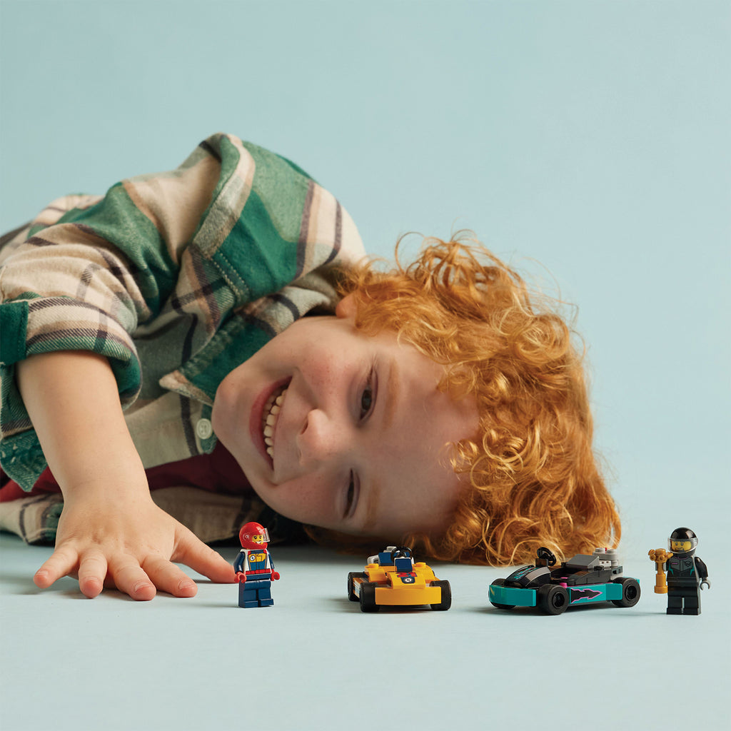 LEGO® City Go-Karts and Race Drivers - Đồ chơi lắp ráp xe đua - LEGO 60400 - Hình ảnh bổ sung 5