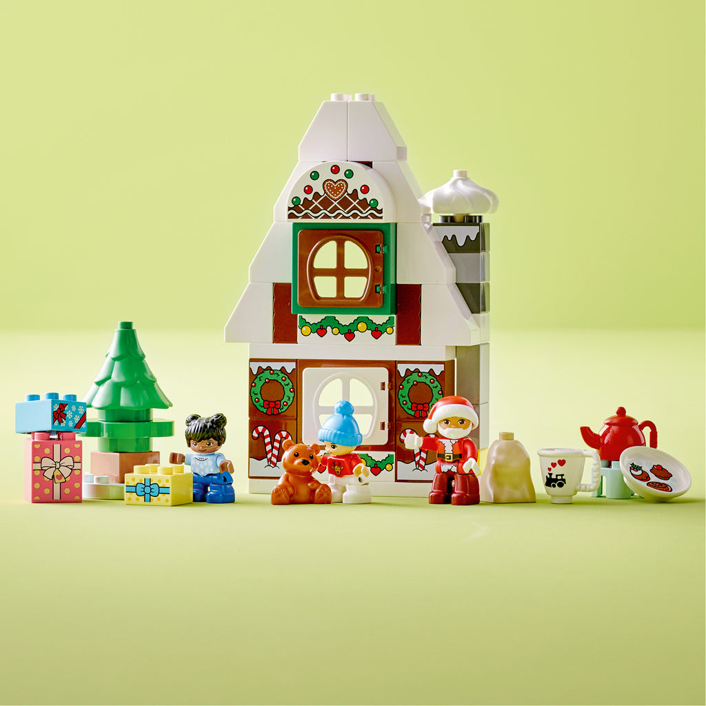 LEGO® DUPLO™ Santa's Gingerbread House - Đồ chơi lắp ráp Ngôi Nhà Bánh Gừng Giáng Sinh LEGO 10976 - Hình ảnh bổ sung 5
