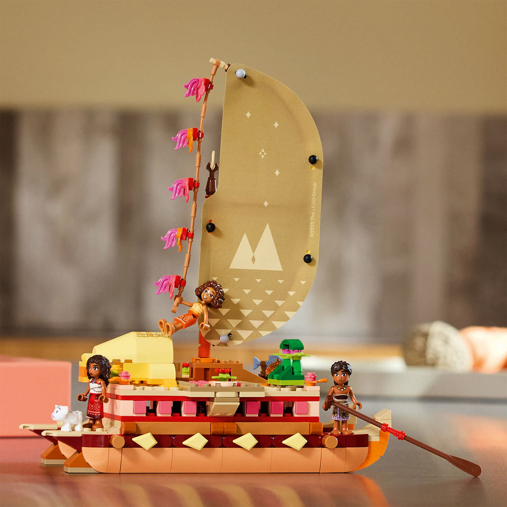 LEGO® Disney™ Moana's Adventure Canoe - Bộ Lắp Ráp Thuyền Phiêu Lưu Moana (43270) - Góc nhìn khác 3