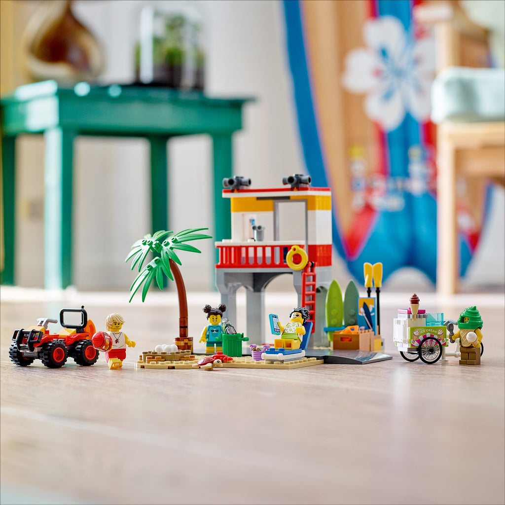 LEGO® City Beach Lifeguard Station 60328 - Đồ Chơi Lắp Ráp Trạm Cứu Hộ Bờ Biển - Hình ảnh bổ sung 5