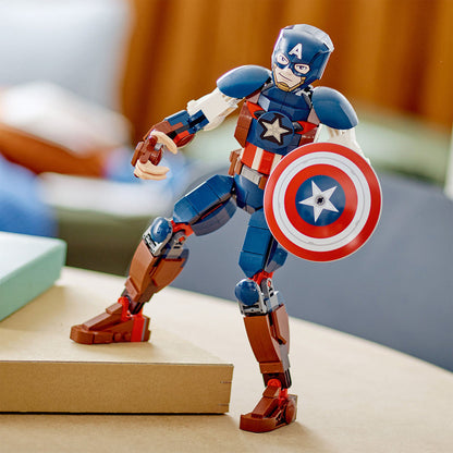 LEGO® Marvel Captain America Construction Figure - Mô hình lắp ráp Đội trưởng Mỹ - LEGO 76258 - Hình ảnh bổ sung 5