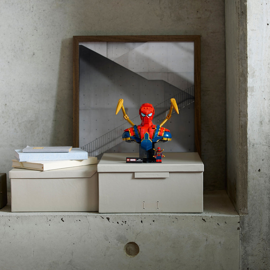 LEGO® Marvel Iron Spider-Man Bust - Mô Hình Lắp Ráp Siêu Anh Hùng LEGO 76326 LEGO - ảnh 3 - LEGO Sets