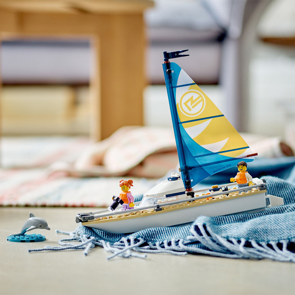 LEGO® City Sailboat - Đồ Chơi Lắp Ráp Thuyền Buồm LEGO 60438 - Hình ảnh bổ sung 5