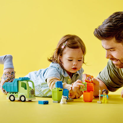LEGO® DUPLO™ Town Recycling Truck - Đồ chơi Xe chở rác tái chế 10987 - LEGO chính hãng - Hình ảnh bổ sung 5
