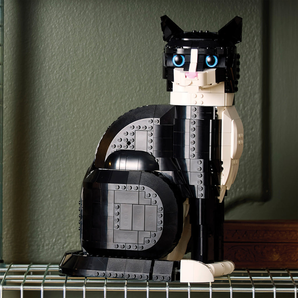 LEGO® Ideas Tuxedo Cat - Mô hình Mèo Đen Trắng Lắp Ráp - LEGO 21349 - Hình ảnh bổ sung 5