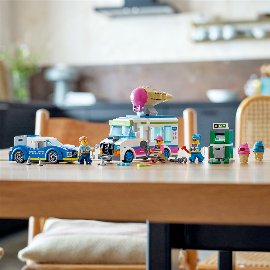 LEGO® City Cream Truck Police Chase - Đồ Chơi Lắp Ráp Cảnh Sát Truy Đuổi Xe Kem LEGO 60314 - Hình ảnh bổ sung 5
