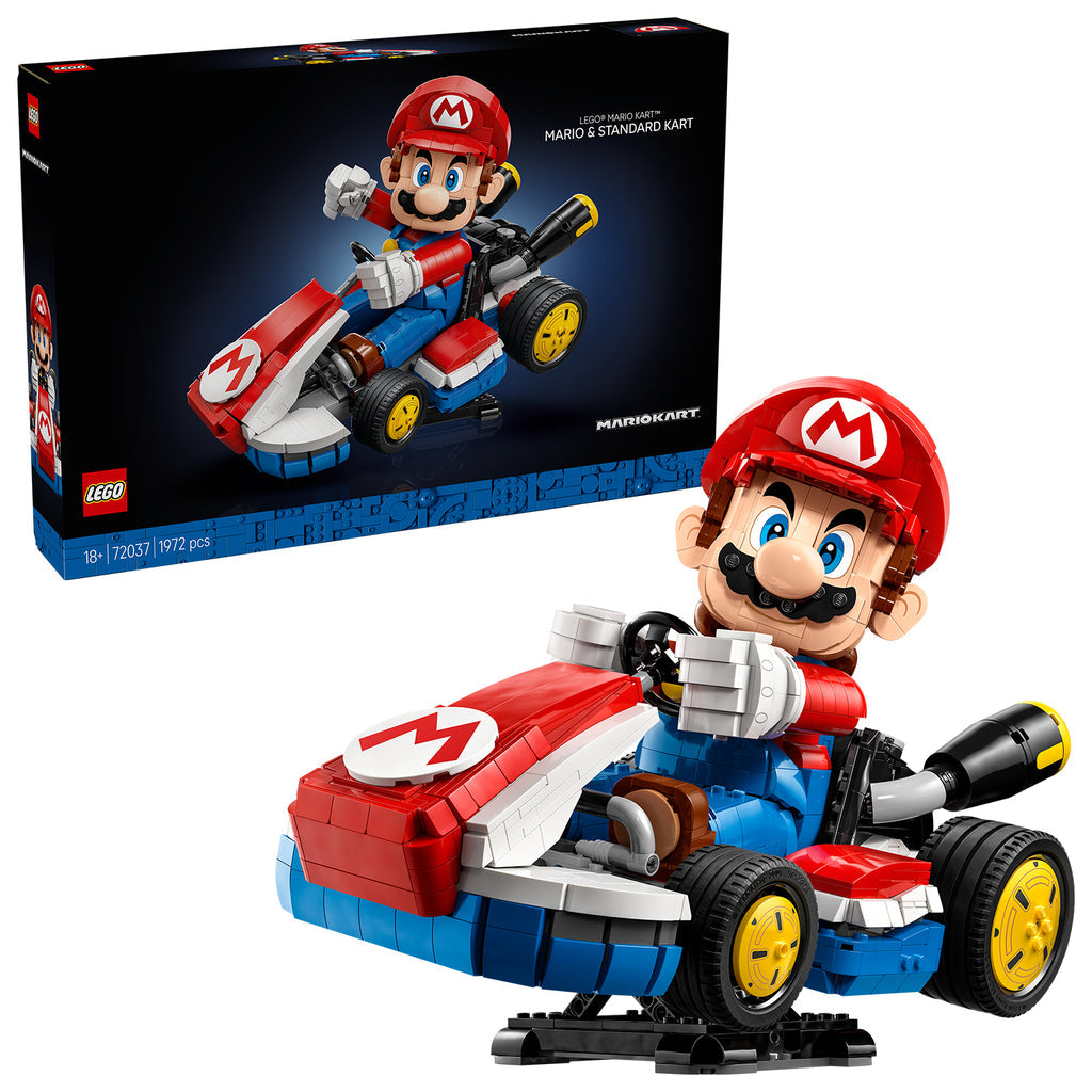 LEGO® Super Mario™: Mario Kart™ – Mario & Standard Kart - Mô hình Lắp ráp Xe Đua Nintendo 72037 LEGO - ảnh 2 - Lego