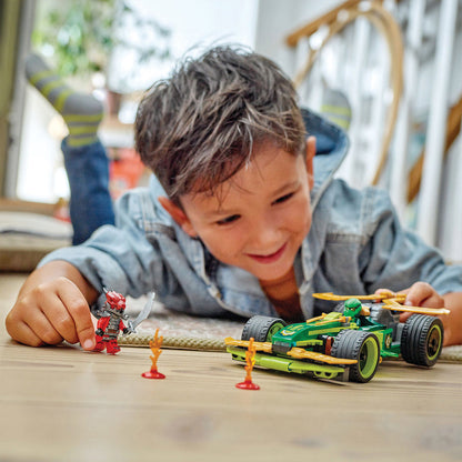 LEGO® NINJAGO® Lloyd’s Pull-Back Race Car Đồ Chơi Lắp Ráp Xe Đua Cót Lloyd 71828 LEGO - ảnh 1 - LEGO Building Sets