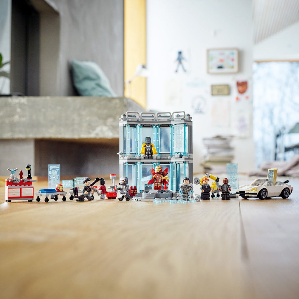 LEGO® Marvel Iron Man Armory - Đồ Chơi Lắp Ráp Phòng Trưng Bày Giáp - LEGO 76216 LEGO - ảnh 1 - Lego