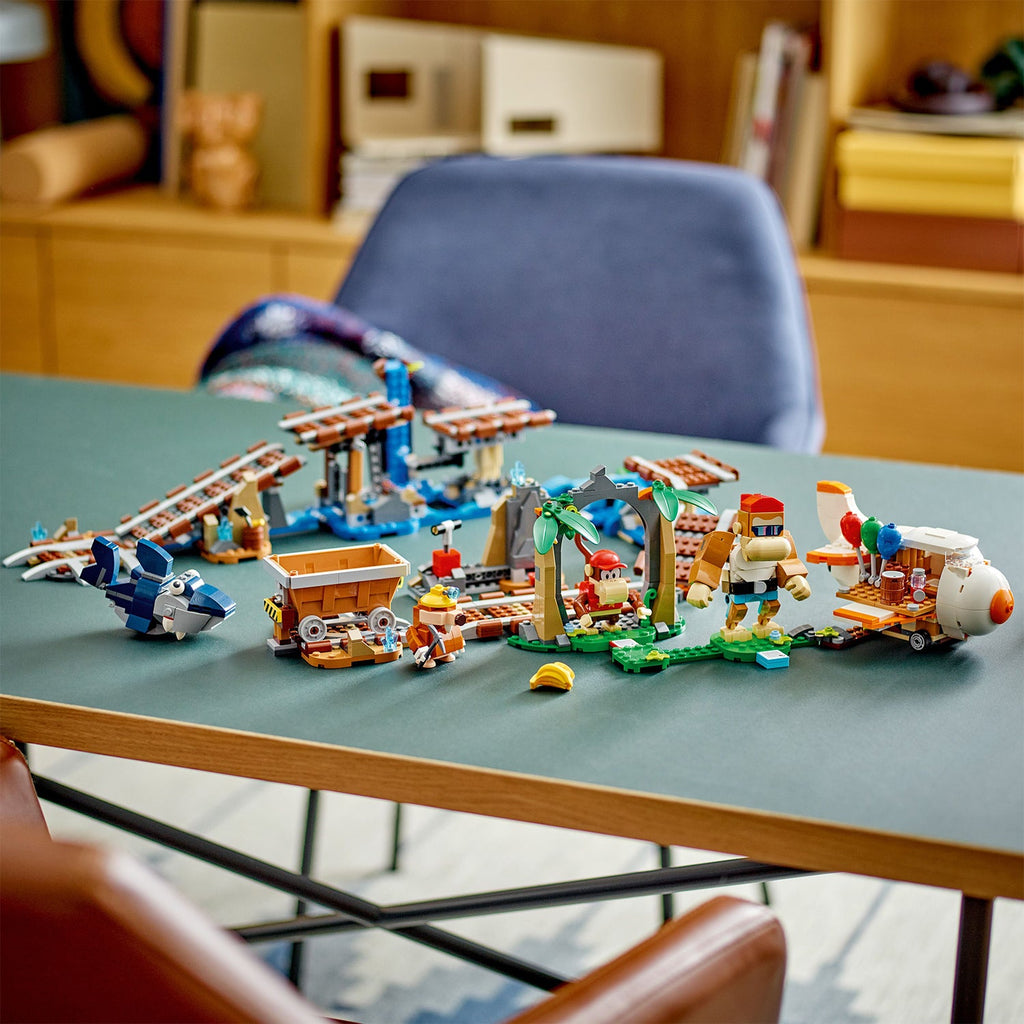 LEGO® Super Mario™ Diddy Kong's Mine Cart Ride Expansion Set - Bộ mở rộng Chuyến đi Xe goòng Diddy Kong 71425 - Góc nhìn khác 3
