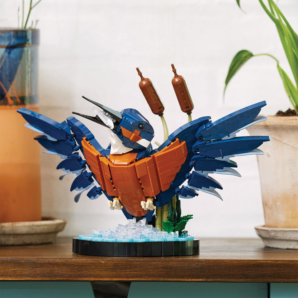 LEGO® ICONS™ Kingfisher Bird - Mô Hình Chim Bói Cá Trang Trí - LEGO 10331 - Hình ảnh bổ sung 5