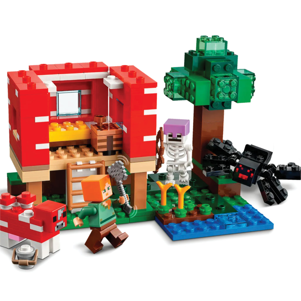 LEGO® Minecraft® The Mushroom House - Bộ Đồ Chơi Lắp Ráp Ngôi Nhà Nấm (21179) - Hình ảnh bổ sung 4