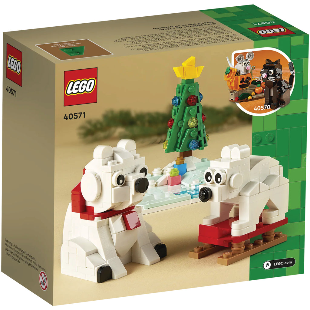 LEGO® Wintertime Polar Bears - Bộ Đồ Chơi Lắp Ráp Gấu Bắc Cực Giáng Sinh - LEGO 40571 - Hình ảnh bổ sung 5