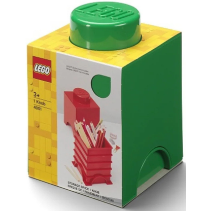 LEGO Storage Brick 1 Stud Square - Dark Green - Hộp Đựng Gạch LEGO 1 Nút Xếp Chồng - LEGO - Hình ảnh sản phẩm
