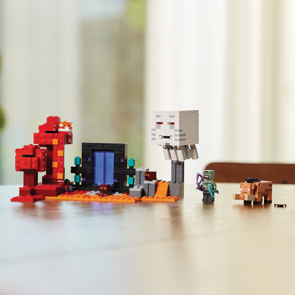LEGO® Minecraft® The Nether Portal Ambush - Đồ Chơi Lắp Ráp Cổng Nether (21255) - Hình ảnh bổ sung 5