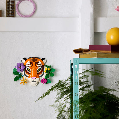 LEGO® Art: The Fauna Collection - Tiger - Mô Hình Lắp Ráp Tranh Nghệ Thuật 3D Hình Hổ - LEGO 31217 - Hình ảnh bổ sung 4