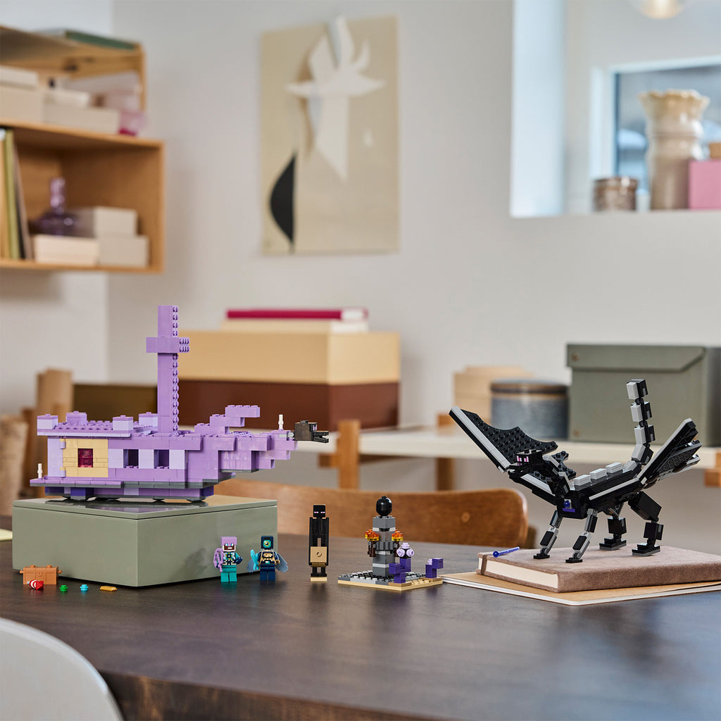 LEGO® Minecraft® The Ender Dragon and End Ship - Đồ chơi lắp ráp Rồng Ender và Tàu End Ship - LEGO 21264 - Hình ảnh bổ sung 5