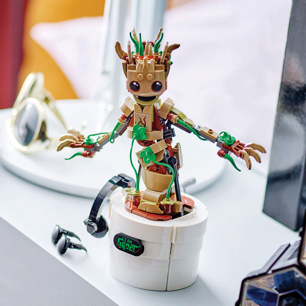 LEGO® Marvel Dancing Groot Mô Hình Groot Nhảy Múa Đồ Chơi Lắp Ráp LEGO 76297 - Góc nhìn khác 3