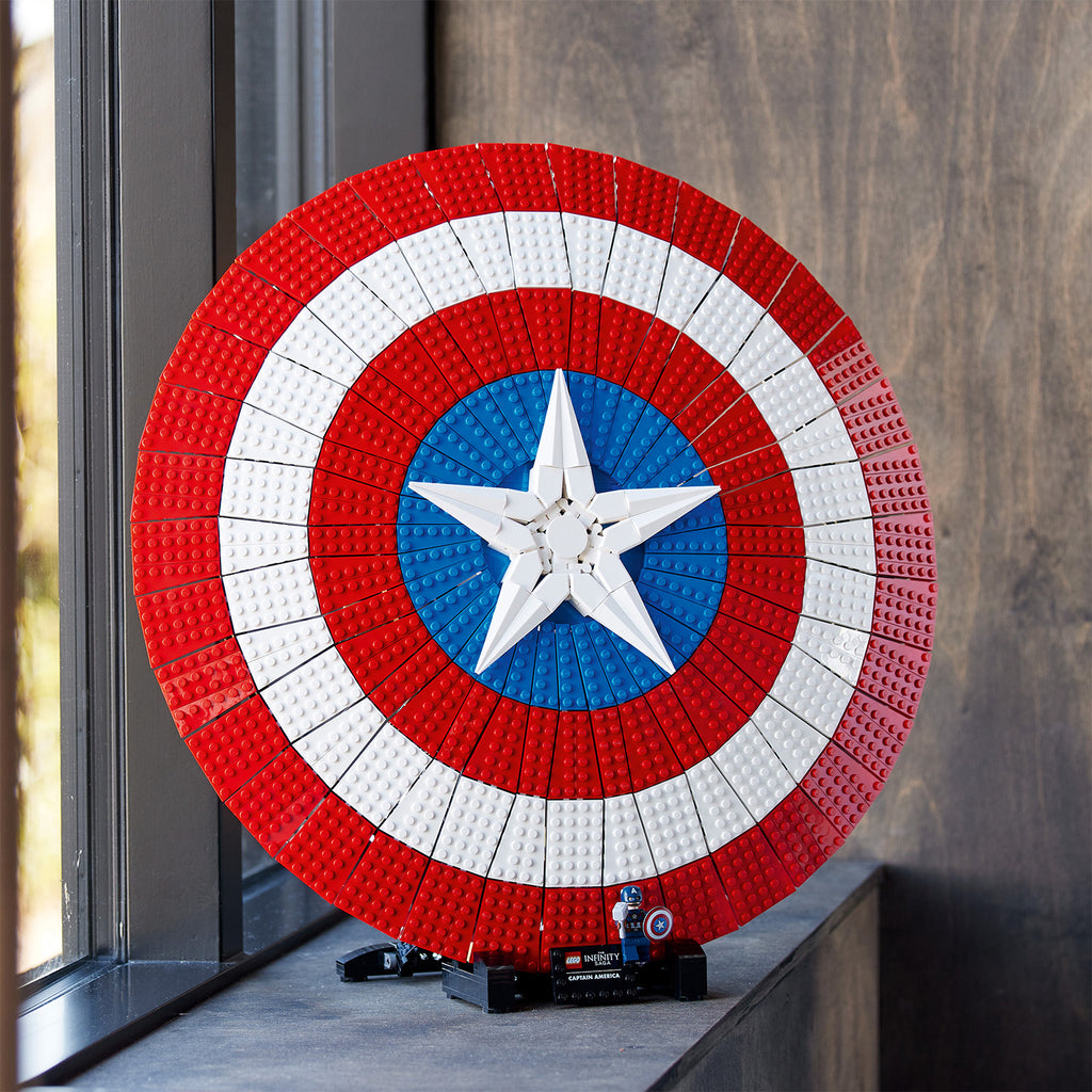 LEGO® Marvel Captain America’s Shield - Mô hình Khiên Captain America - LEGO 76262 - Góc nhìn khác 3