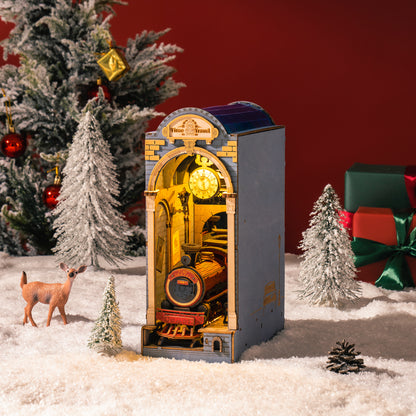 Rolife Book Nook Shelf Insert - Time Travel TGB04 - Mô hình nhà gỗ DIY trang trí kệ sách - Rolife