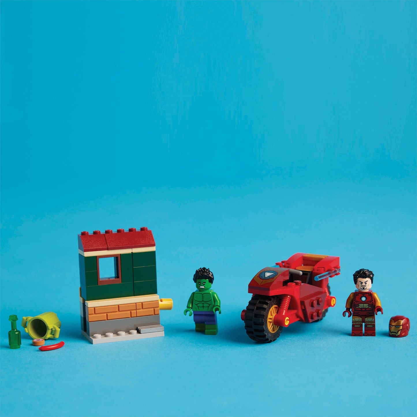 LEGO® Marvel Iron Man with Bike and The Hulk - Đồ Chơi Lắp Ráp Siêu Anh Hùng Avengers - LEGO 76287 - Hình ảnh bổ sung 5