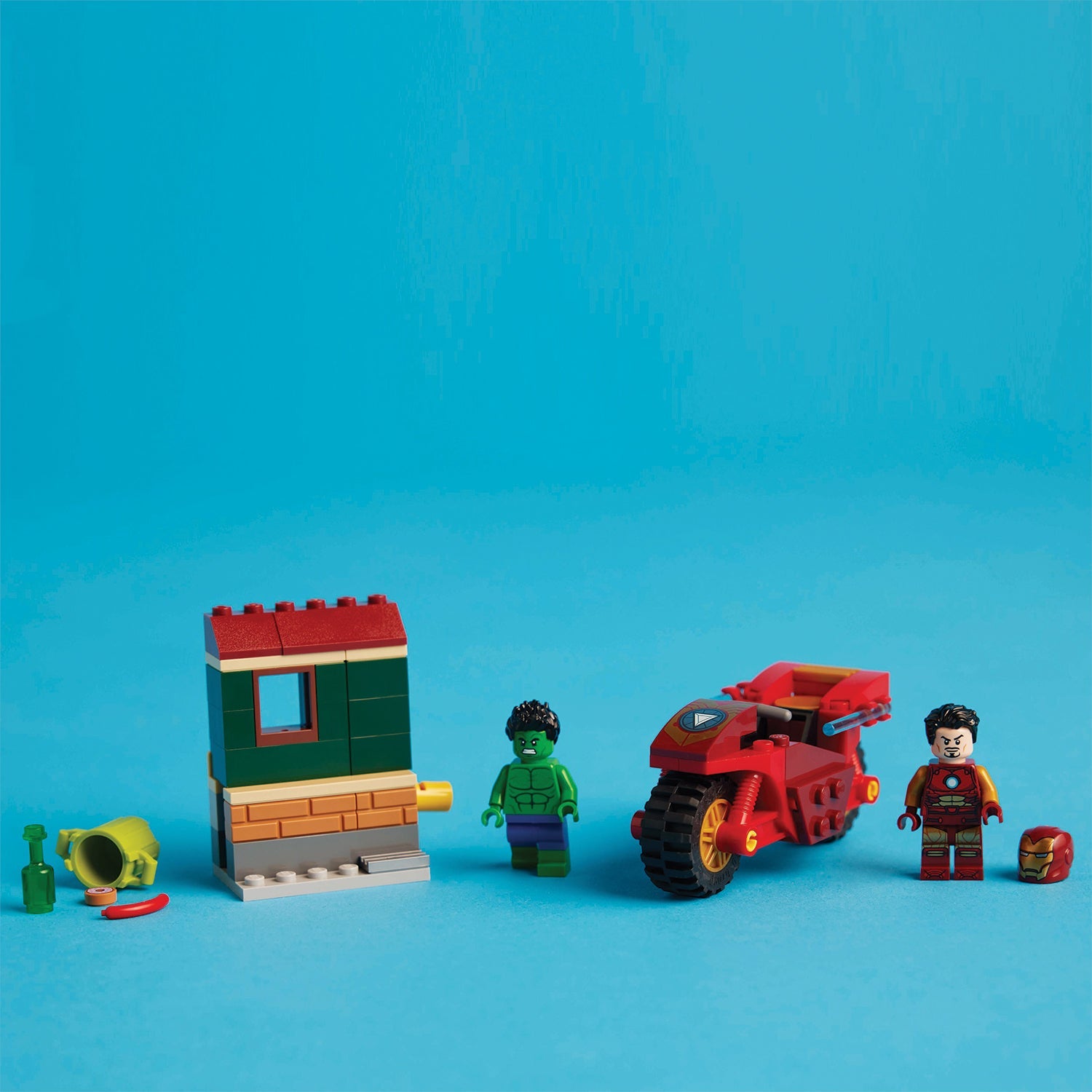 LEGO® Marvel Iron Man with Bike and The Hulk - Đồ Chơi Lắp Ráp Siêu Anh Hùng Avengers - LEGO 76287 - Hình ảnh bổ sung 5