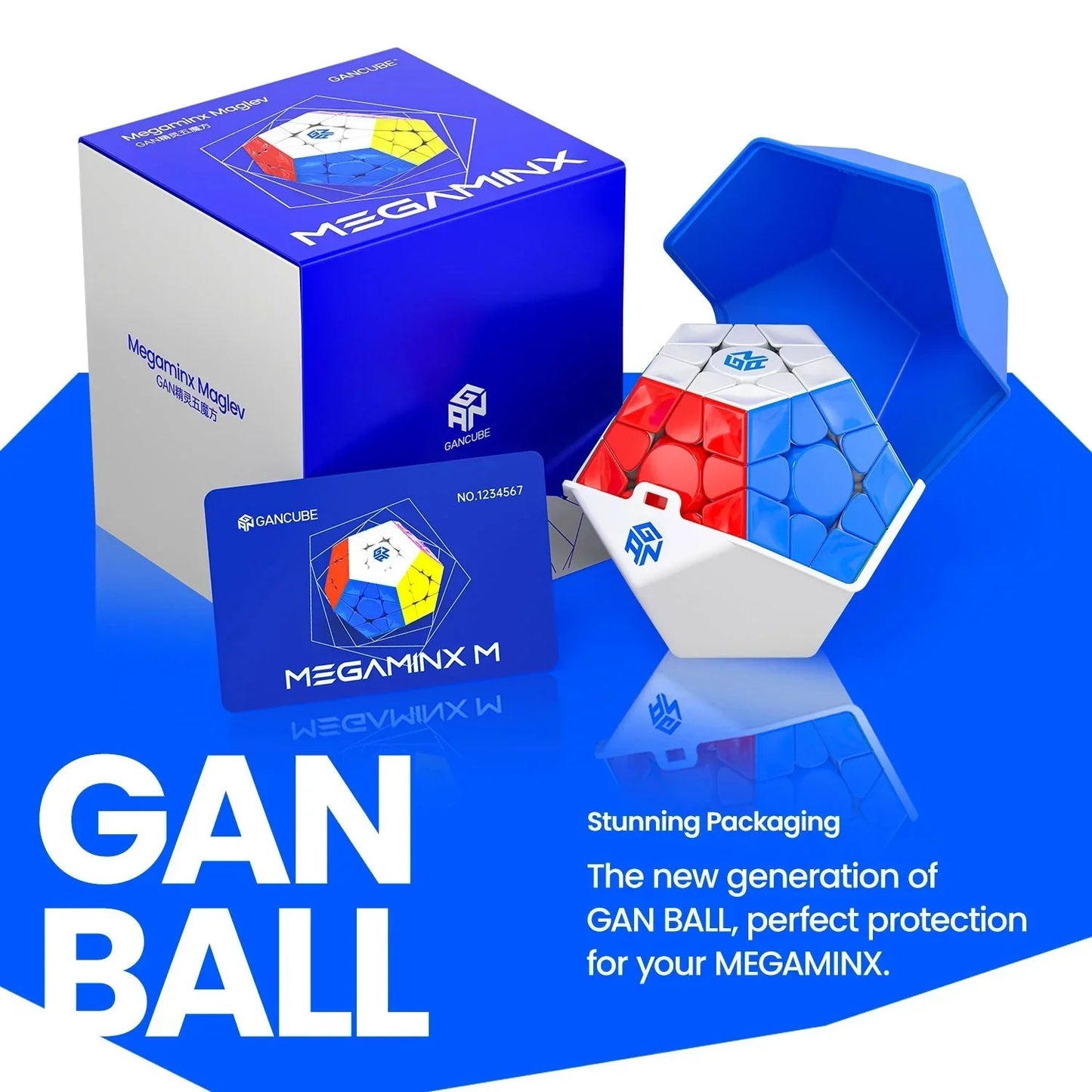 GAN Megaminx Maglev | Rubik Megaminx Đệm Từ Cao Cấp | GANCUBE