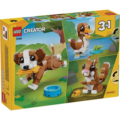 LEGO® Creator 3-in-1 Cute Animals: Playful Puppy Dog - Đồ Chơi Lắp Ráp Động Vật Dễ Thương LEGO 31382 LEGO