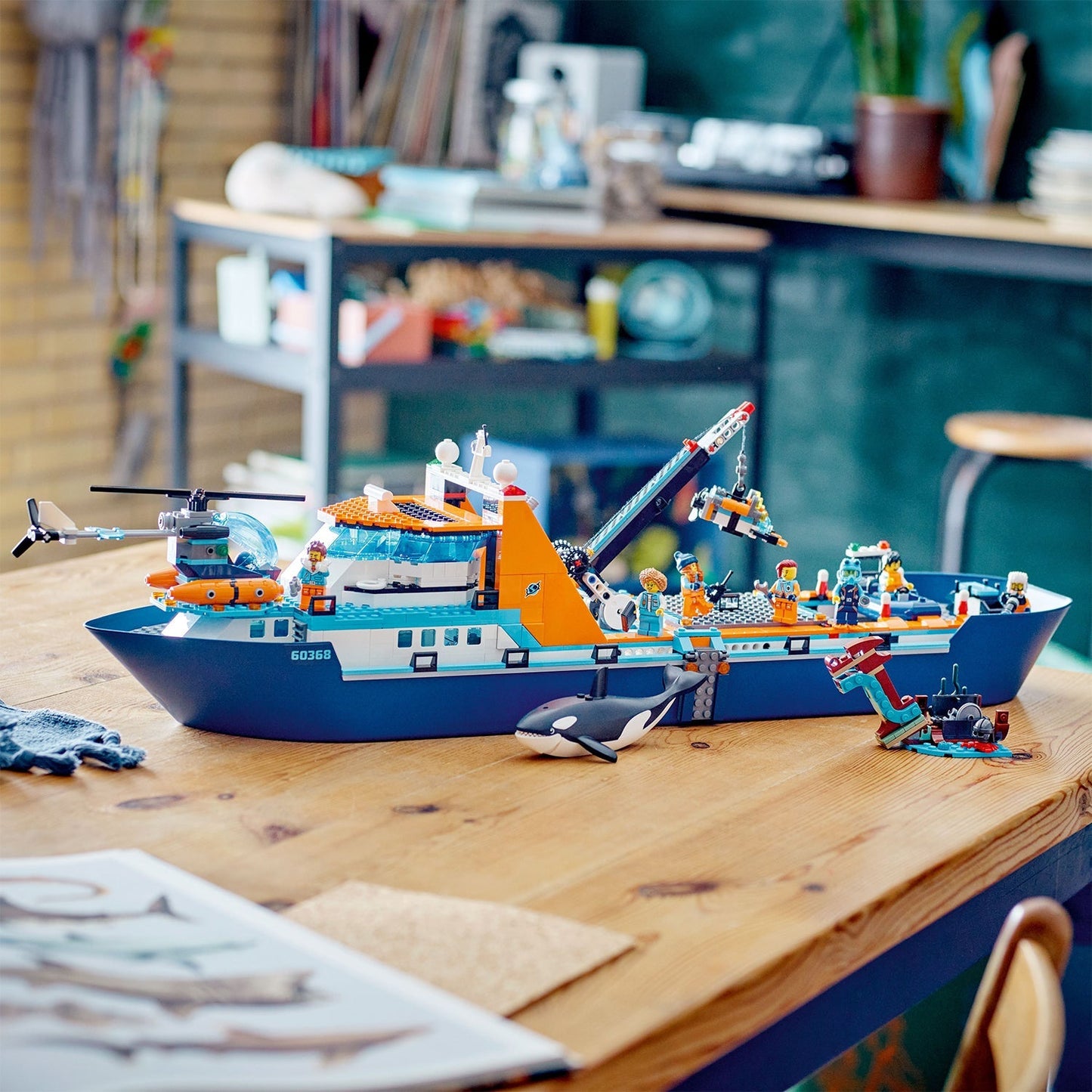 LEGO® City Arctic Explorer Ship - Bộ Đồ Chơi Tàu Thám Hiểm Bắc Cực - LEGO 60368 - Hình ảnh bổ sung 5