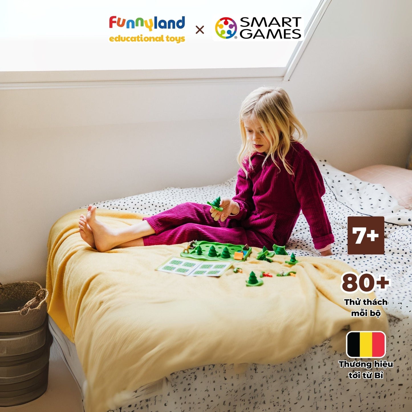 Đồ chơi thông minh Smartgames Thử Thách Bánh Xe Rừng Xanh