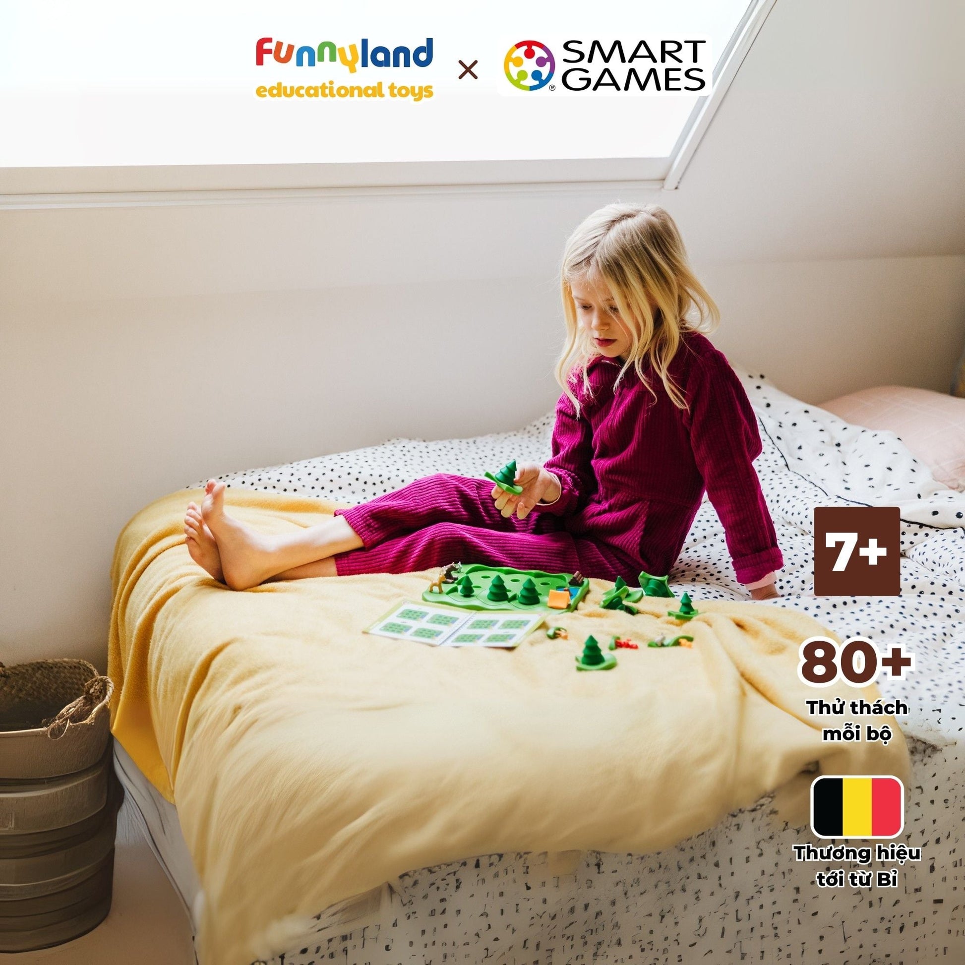 Đồ chơi thông minh Smartgames Thử Thách Bánh Xe Rừng Xanh