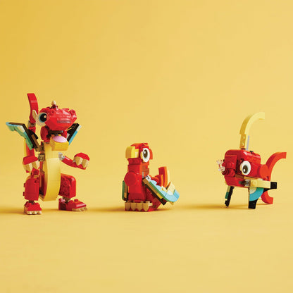 LEGO® Creator 3-in-1 Red Dragon - Đồ Chơi Lắp Ráp 3 Trong 1 - LEGO 31145 - Hình ảnh bổ sung 5