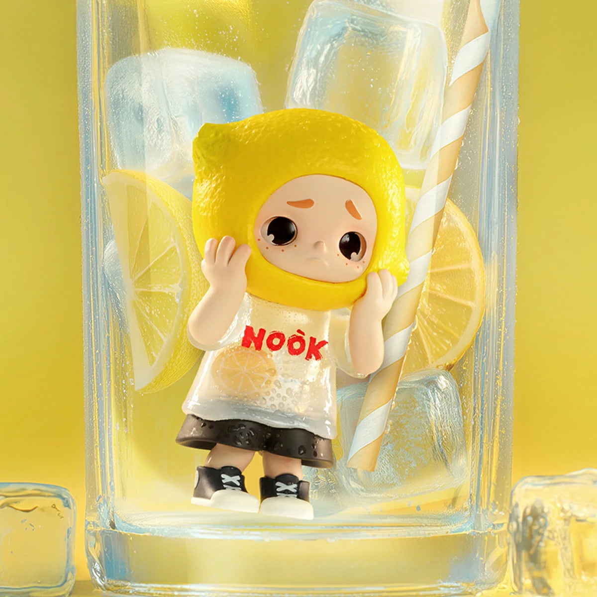 NOOK - LEMON SODA 100% LIMITED EDITION - Mô Hình Art Toy Figure - 52TOYS