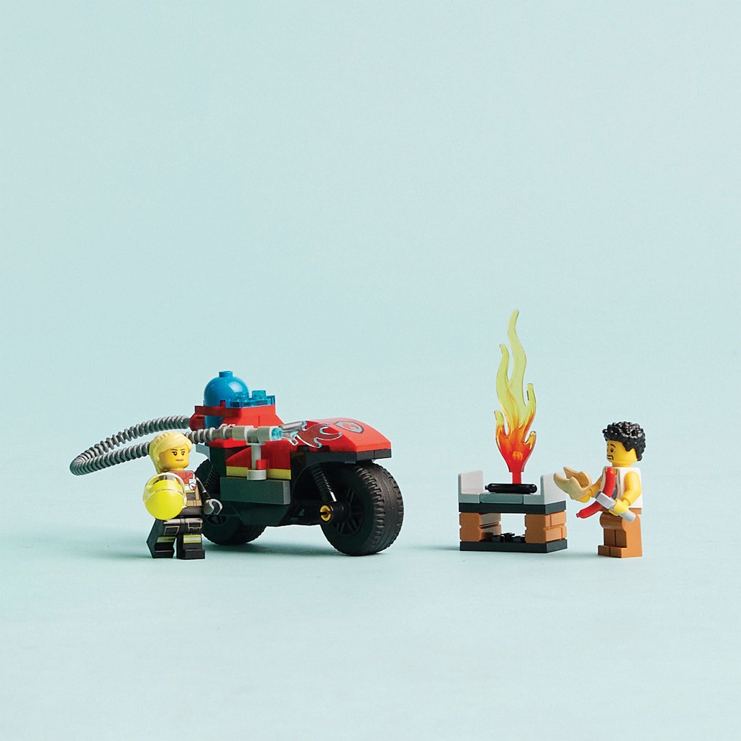 LEGO® City Fire Rescue Motorcycle - Đồ chơi lắp ráp Xe Mô tô Cứu hỏa - LEGO 60410 - Hình ảnh bổ sung 5