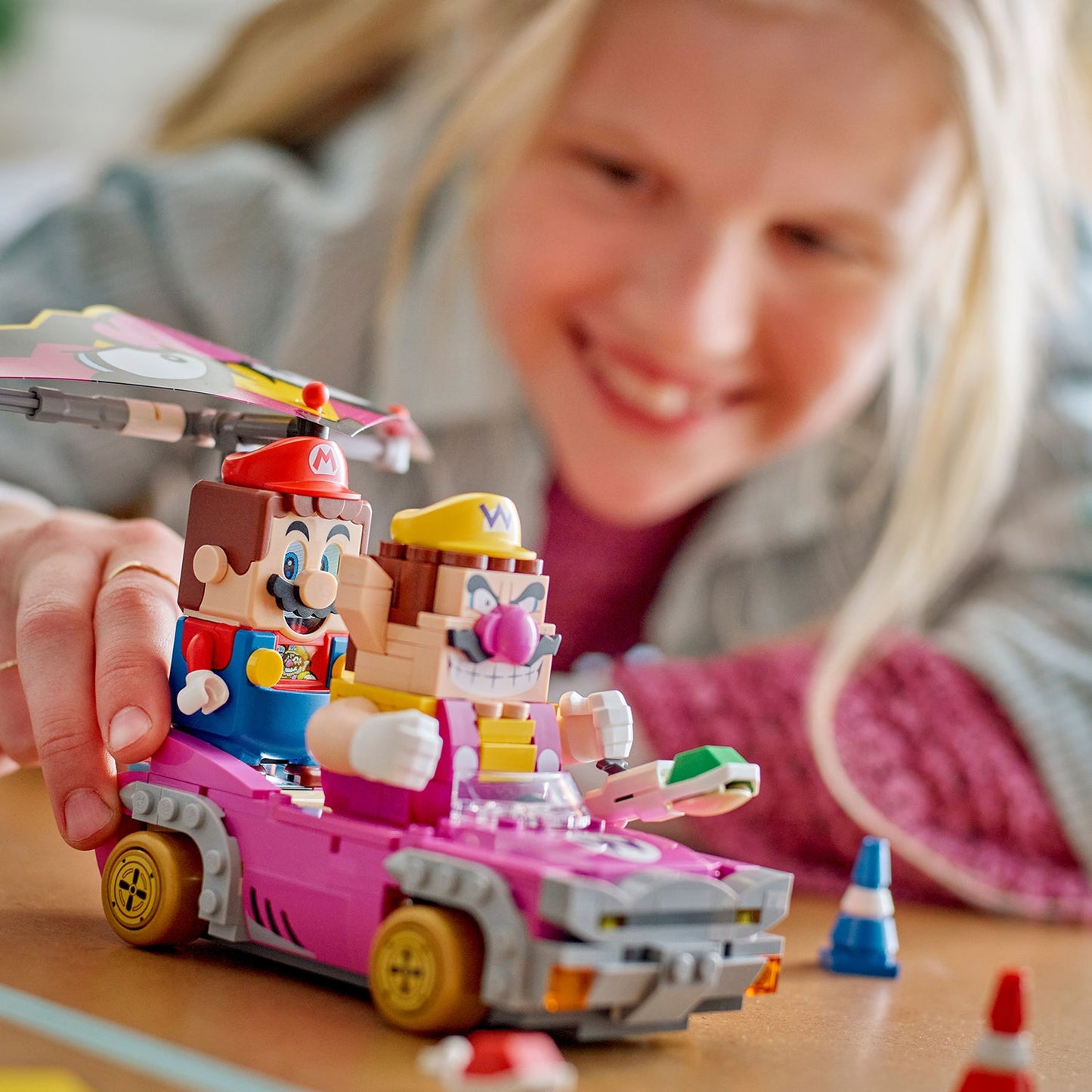 LEGO® Super Mario™ Mario Kart™ – Wario & King Boo - Đồ Chơi Lắp Ráp Xe Đua Badwagon & Teddy Buggy 72038