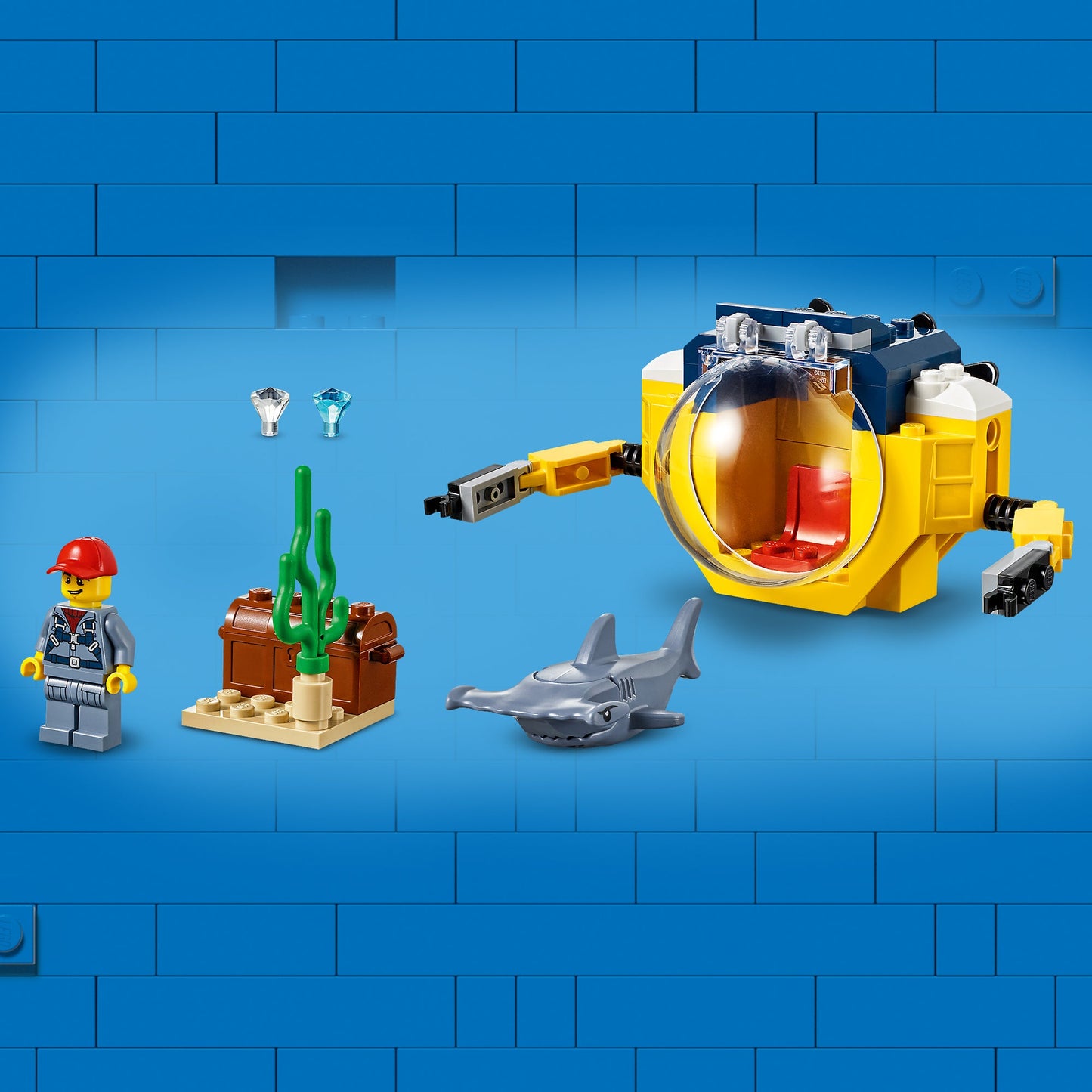 LEGO® City Ocean Mini-Submarine - Tàu Ngầm Mini Thám Hiểm Đại Dương - LEGO 60263 - Hình ảnh bổ sung 7