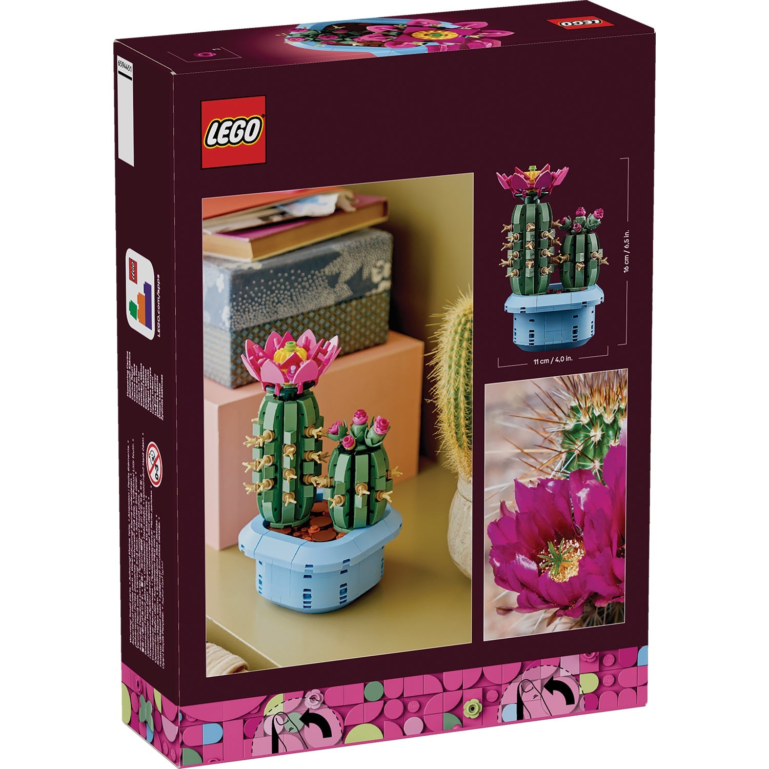 LEGO® Botanicals Flowering Cactus - Bộ Lắp Ráp Xương Rồng Nở Hoa - LEGO 11509 LEGO - ảnh 3 - LEGO Botanical Collection