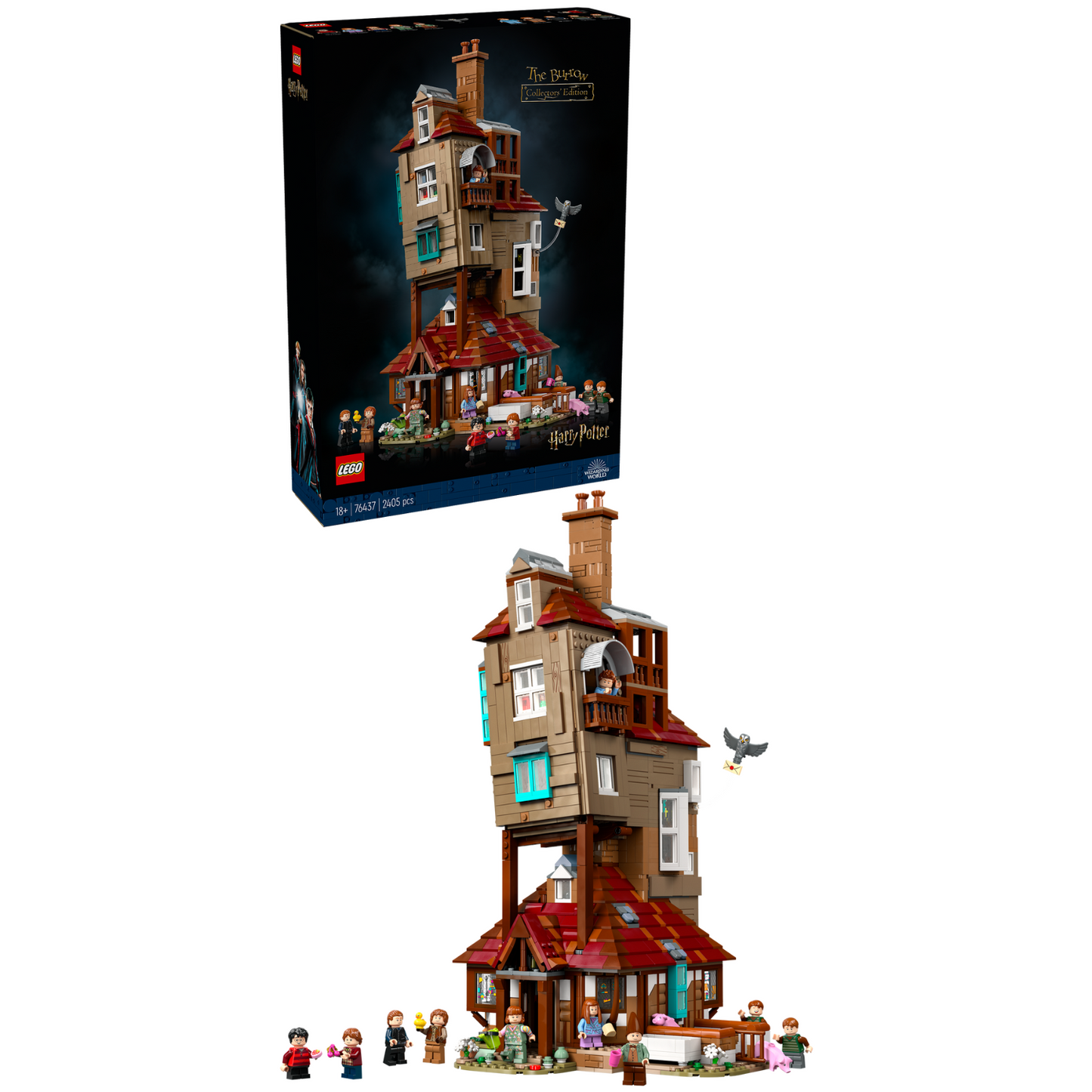 LEGO® Harry Potter™ The Burrow – Collectors’ Edition Mô Hình Nhà Weasley LEGO 76437