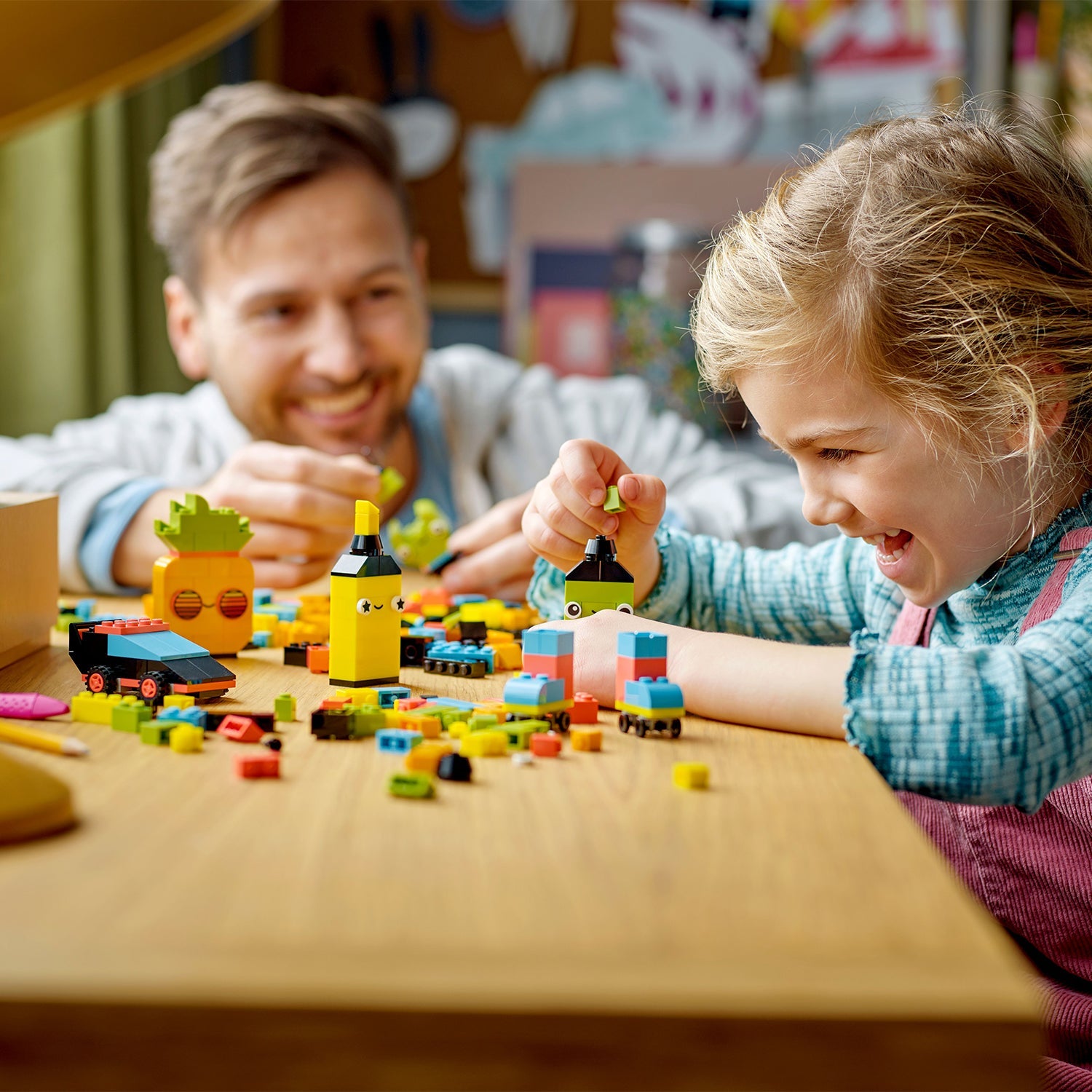 LEGO® Classic Creative Neon Fun - Bộ Đồ Chơi Lắp Ráp Sáng Tạo Màu Neon - LEGO 11027 - Hình ảnh bổ sung 5