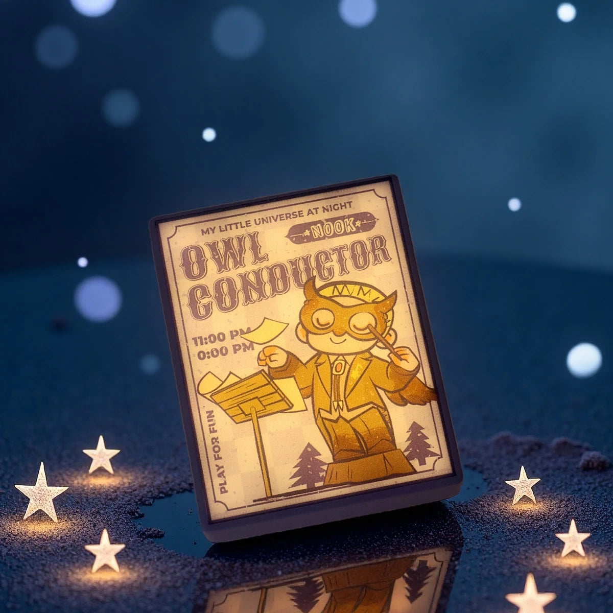 NOOK NIGHT SERIES LIGHT-UP FRIDGE MAGNET BLIND BOX - Mô Hình Nam Châm Tủ Lạnh Phát Sáng - 52TOYS