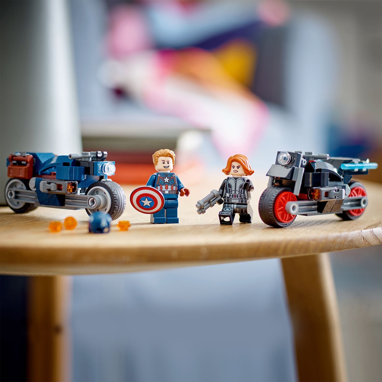 LEGO® Marvel Black Widow & Captain America Motorcycles - Đồ Chơi Lắp Ráp Mô Tô Siêu Anh Hùng 76260 - LEGO Marvel - Hình ảnh bổ sung 4