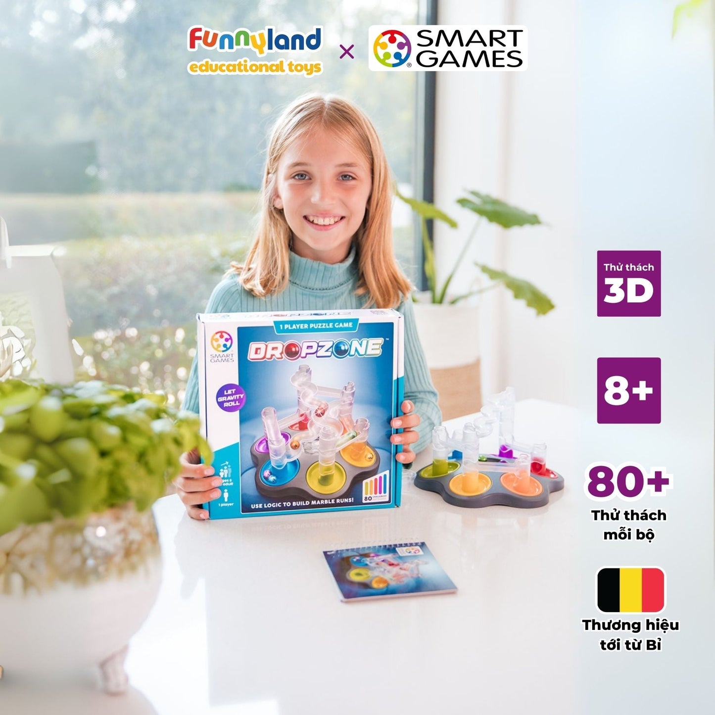 Đồ chơi Trí tuệ Smartgames Thử thách Dropzone