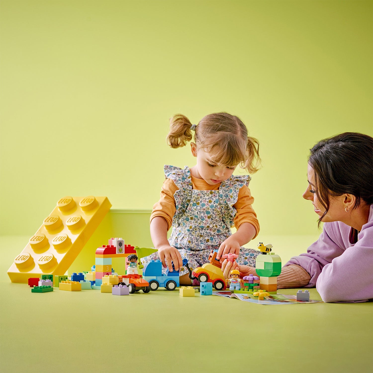 LEGO® DUPLO® Classic Cars and Trucks Brick Box Đồ chơi lắp ráp Xe hơi và Xe tải (10439) - Hình ảnh bổ sung 5