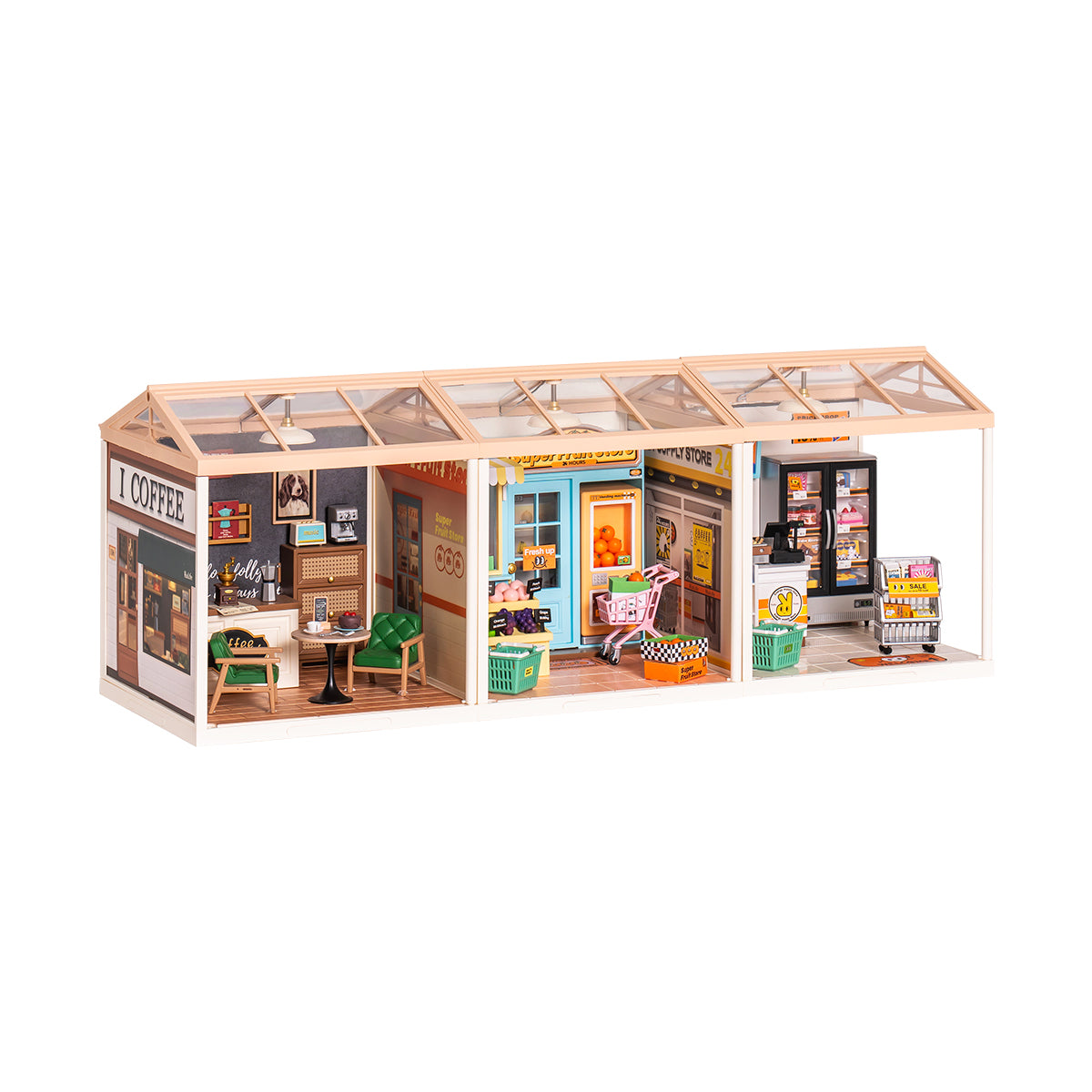 Rolife Super Creator - Super Store Series - Mô hình nhà gỗ tí hon DIY - Rolife