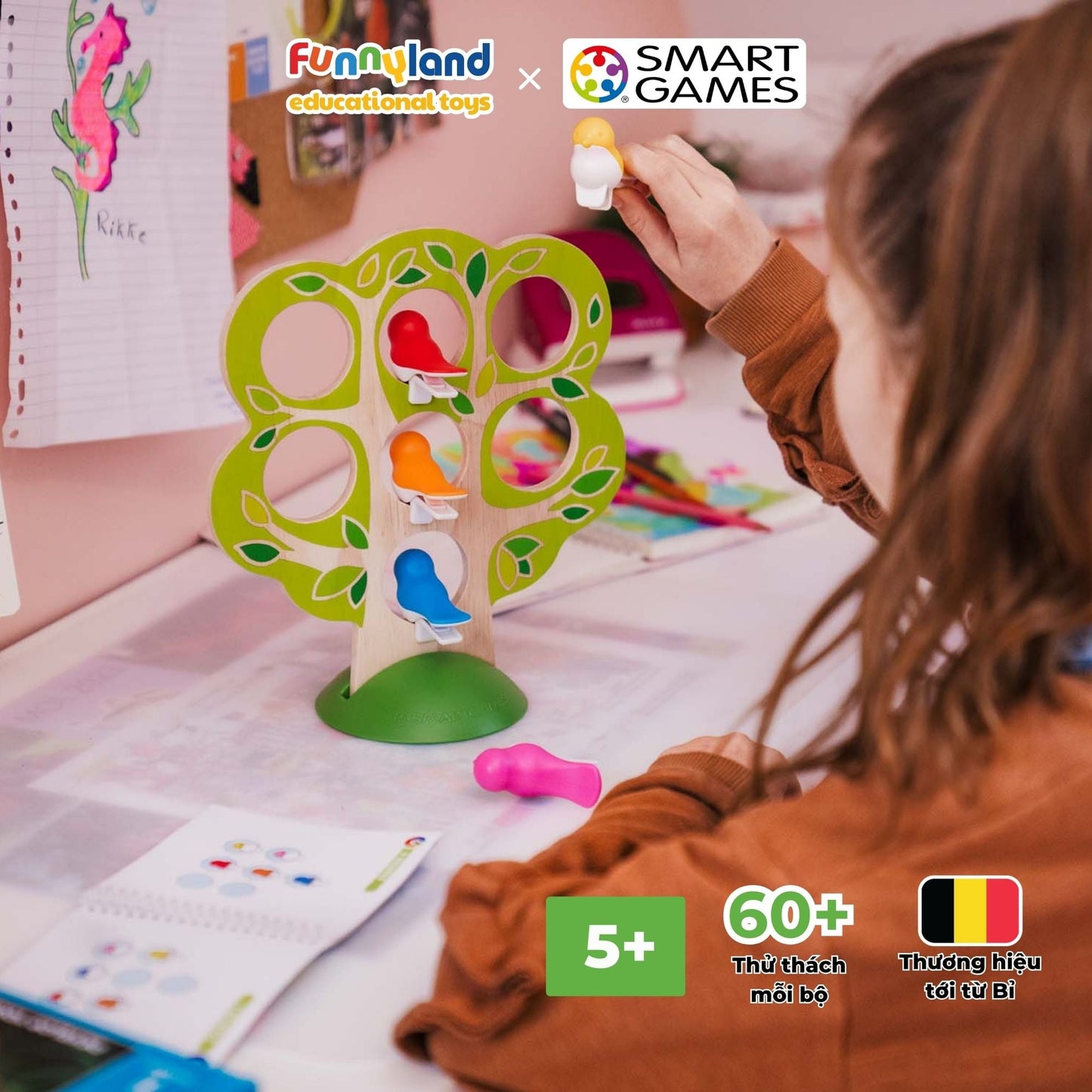 Đồ chơi trí tuệ Smartgames Thử thách 5 Little Birds